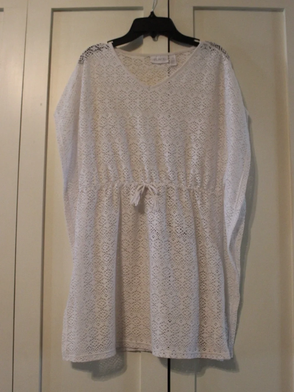 The Children’s Place White Crochet Swim Cover-Up | Size 14